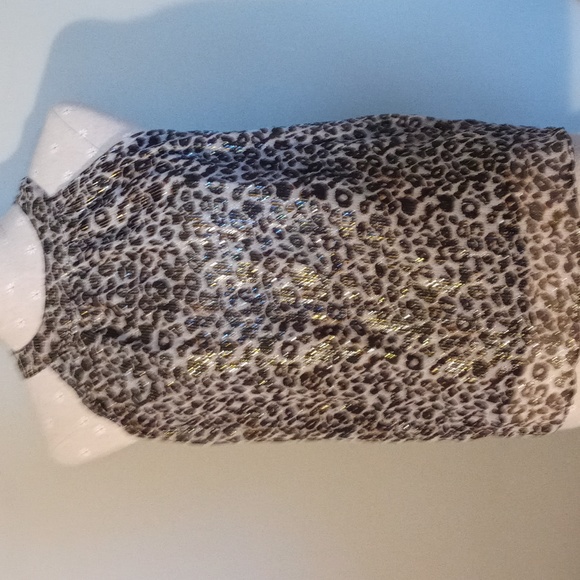 Velvet Animal Print Sleeveless Debbie Top - Picture 1 of 5
